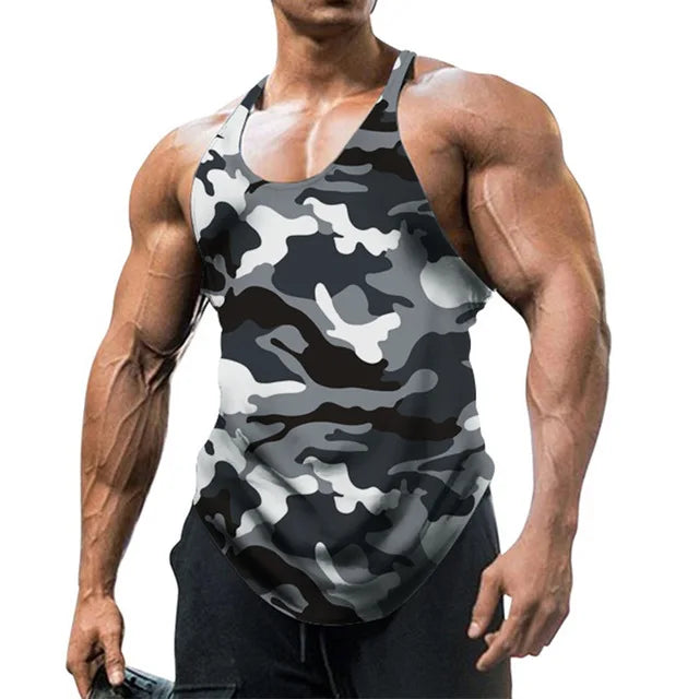 Camouflage Slim Fit Tank