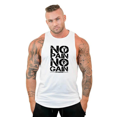 Cotton Hooded Bodybuilding Tank