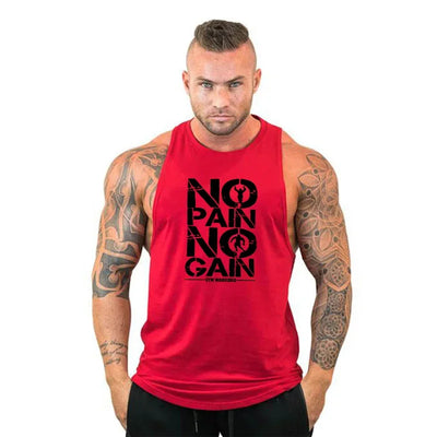 Cotton Hooded Bodybuilding Tank