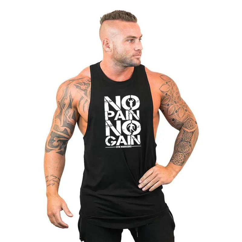 Cotton Hooded Bodybuilding Tank
