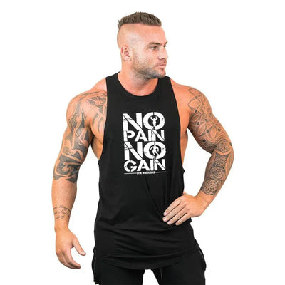 Cotton Hooded Bodybuilding Tank