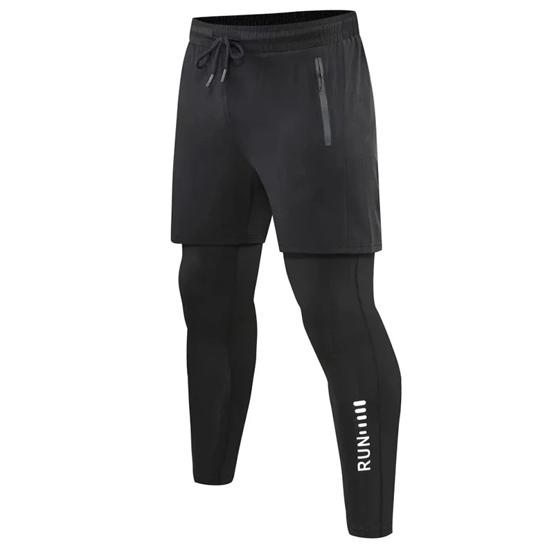 Dual-Layer Running Leggings
