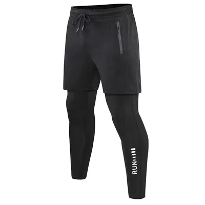 Dual-Layer Running Leggings