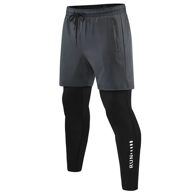 Dual-Layer Running Leggings