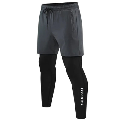 Dual-Layer Running Leggings